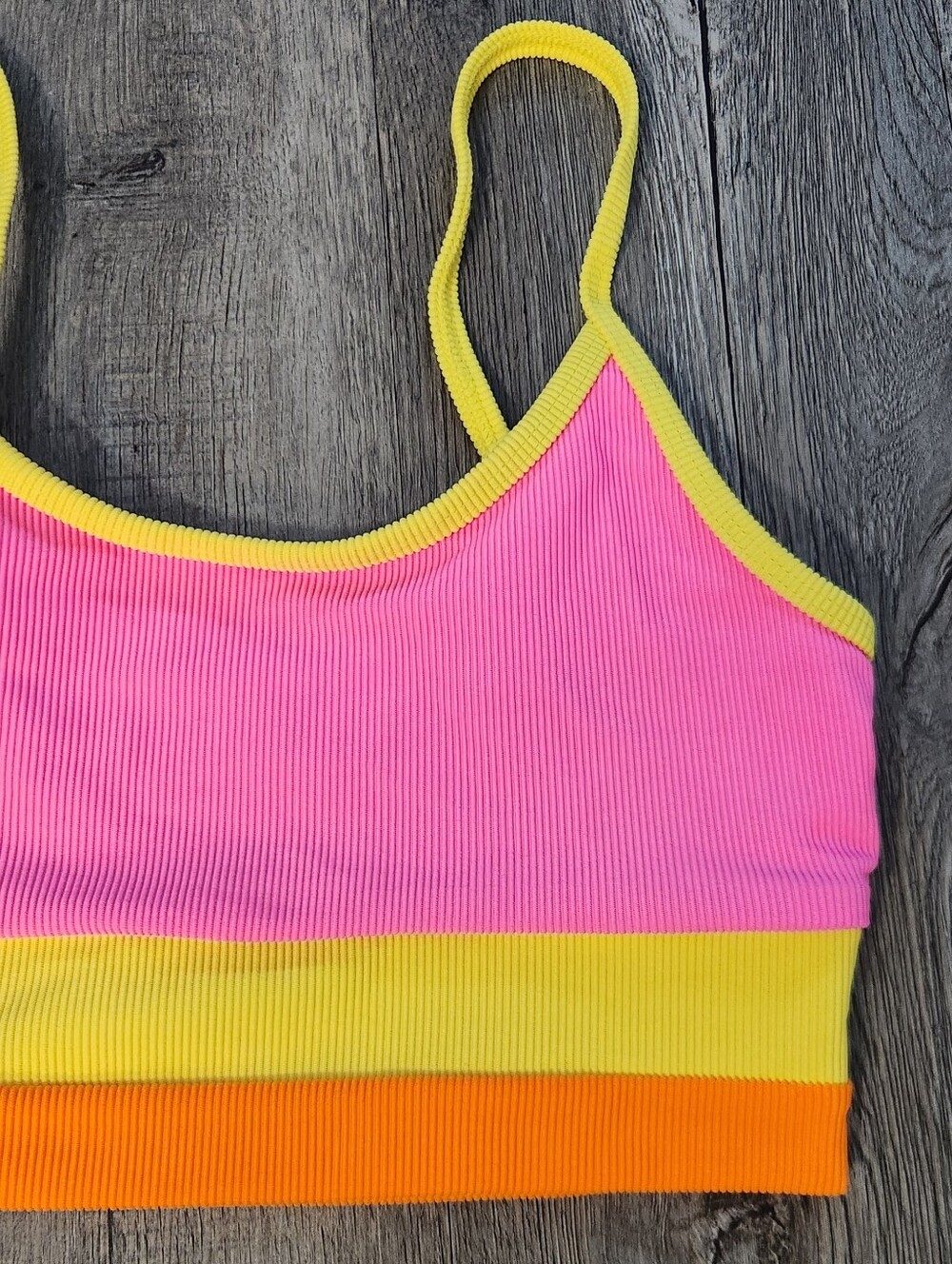 New!Beach Riot Eva Top Soleil Colorblock - Picture 10 of 13